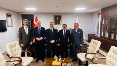 DİYANET BİRLİK SEN’DEN DIŞ İLİŞKİLER GENEL MÜDÜRÜ ENSARİ YENTÜRK’E ZİYARET