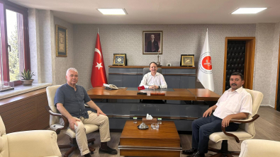 DİYANET BİRLİK SEN’DEN İNSAN KAYNAKLARI GENEL MÜDÜRÜ AKİF PUSMAZ’A ZİYARET