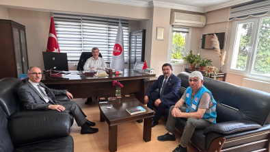 NARLIDERE İLÇE MÜFTÜSÜ SAYIN DR. VEHBİ BARDAKÇI HOCAMIZA ZİYARET