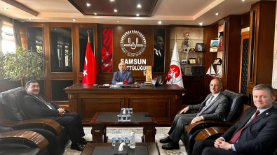 SAMSUN İL MÜFTÜSÜ SEYFULLAH ÇAKIR VE MÜFTÜLÜK PERSONELİNE ZİYARET