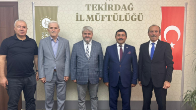 TEKİRDAĞ İL MÜFTÜSÜ MUSTAFA SOYKÖK'E ZİYARET