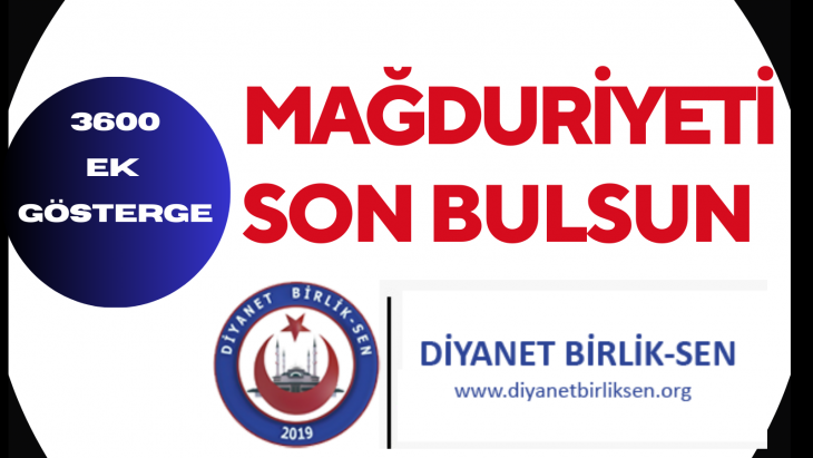 3600 EK GÖSTERGE MAĞDURİYETİ GİDERİLSİN