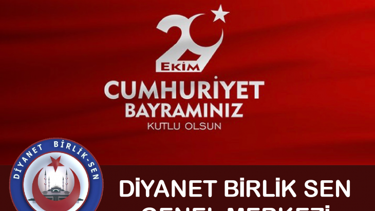 CUMHURİYET BAYRAMINIZ KUTLU OLSUN