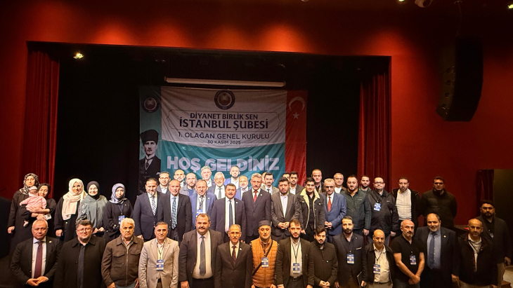 DİYANET BİRLİK SEN  İSTANBUL ŞUBE KONGRESİNİ GERÇEKLEŞTİRDİ