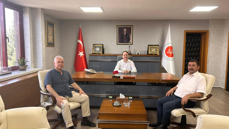 DİYANET BİRLİK SEN’DEN İNSAN KAYNAKLARI GENEL MÜDÜRÜ AKİF PUSMAZ’A ZİYARET