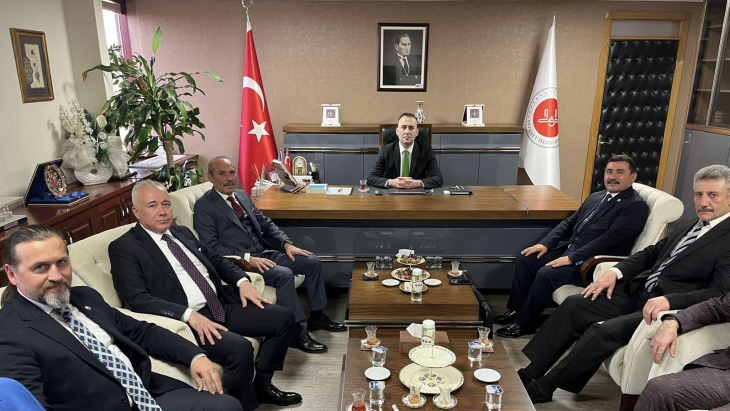 DİYANET BİRLİK SEN’DEN REHBERLİK VE TEFTİŞ BAŞKANI MEHMET ASLAN’A ZİYARET