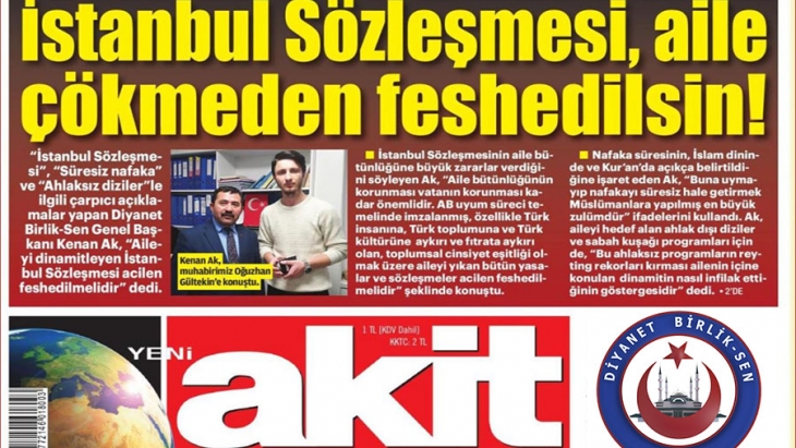 ‘İstanbul Sözleşmesi acilen feshedilsin!’