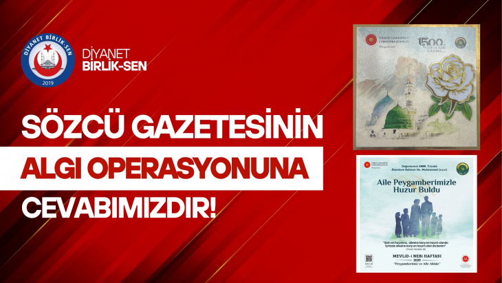 Sözcü Gazetesi’nin Algı Operasyonuna Cevabımızdır!